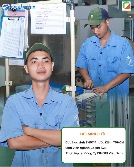 Sinh viên ngành Cơ khí K25 CTIM thực tập tại Công ty TNHH ISHISEI